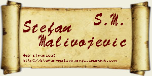 Stefan Malivojević vizit kartica